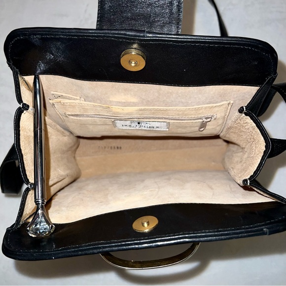 Bol-Perdix Black Crocodile Bag - Picture 10 of 15